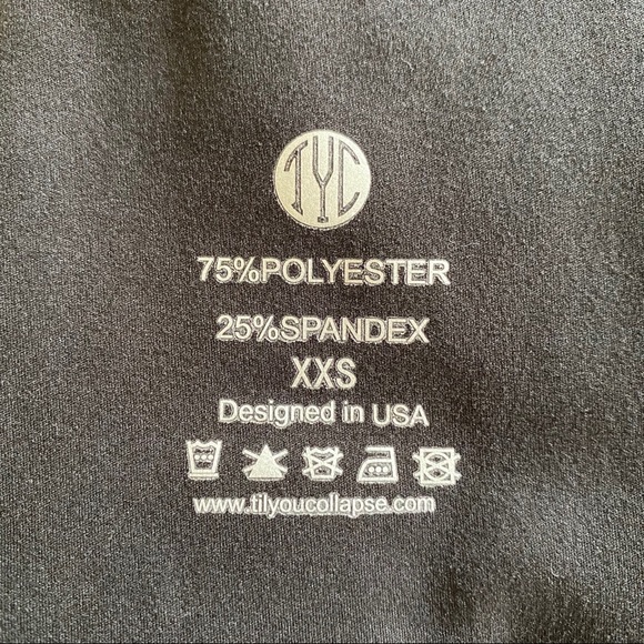 SOLD! - TYC - Black Classic Effortless Shorts XXS - Picture 4 of 4